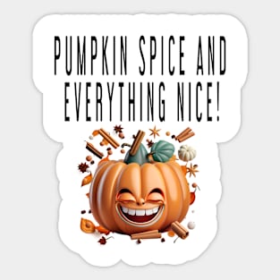 Pumpkin Spice Sticker